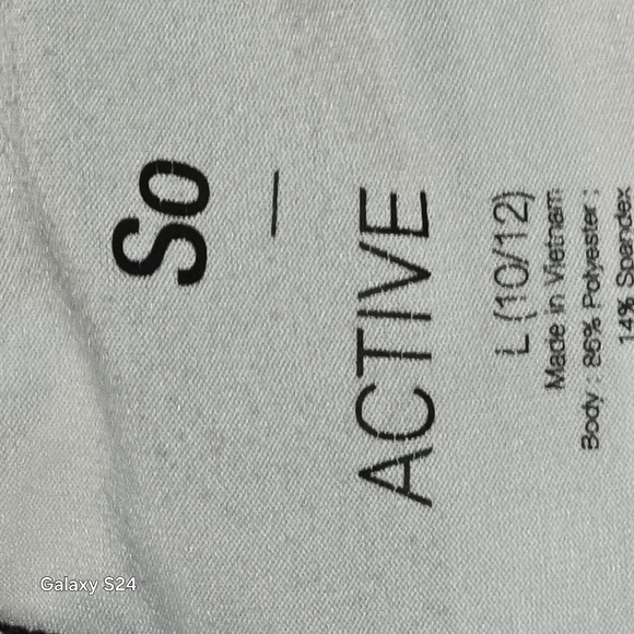 SO GIRLS BLACK AND WHITE LEGGING SIZE 1012 I - Picture 10 of 11